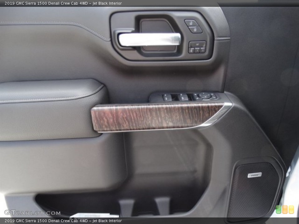 Jet Black Interior Door Panel for the 2019 GMC Sierra 1500 Denali Crew Cab 4WD #133102554