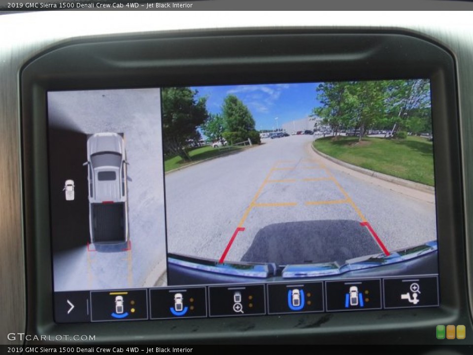 Jet Black Interior Controls for the 2019 GMC Sierra 1500 Denali Crew Cab 4WD #133102683
