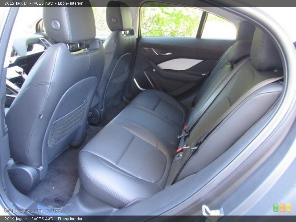 Ebony Interior Rear Seat for the 2019 Jaguar I-PACE S AWD #133106056