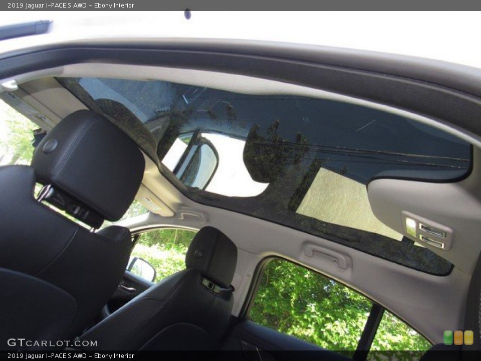 Ebony Interior Sunroof for the 2019 Jaguar I-PACE S AWD #133106122