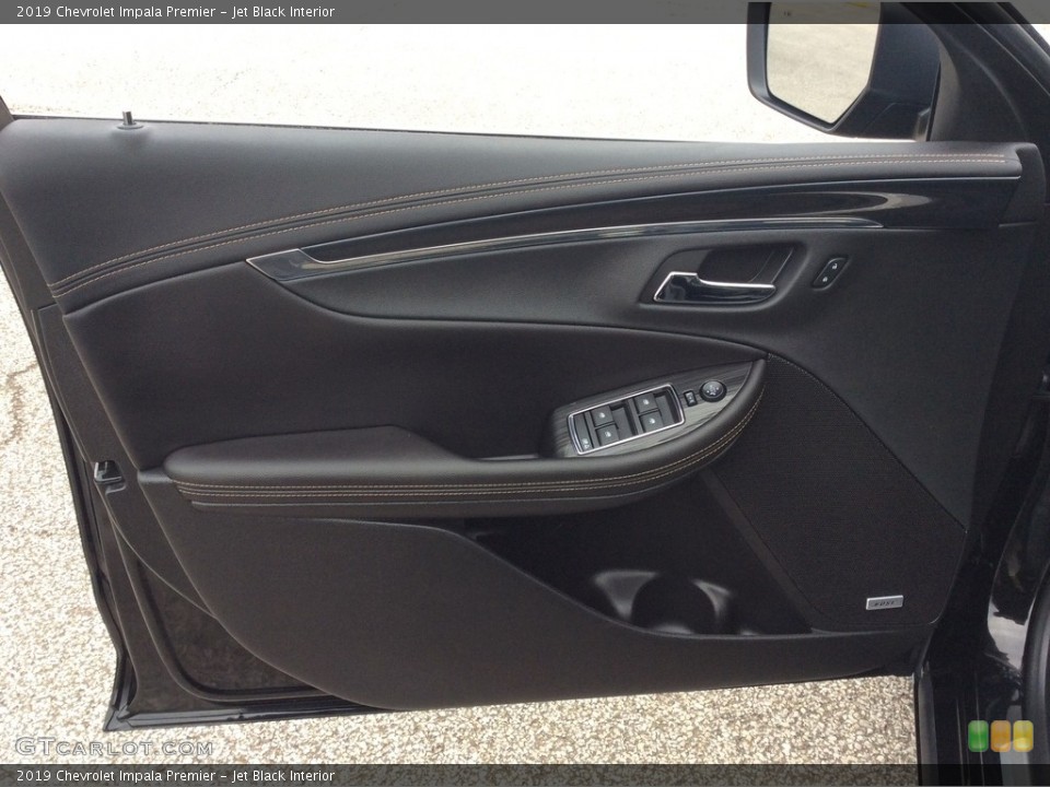 Jet Black Interior Door Panel for the 2019 Chevrolet Impala Premier #133110317