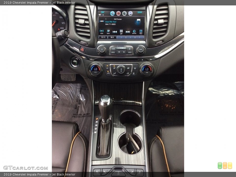 Jet Black Interior Controls for the 2019 Chevrolet Impala Premier #133110421