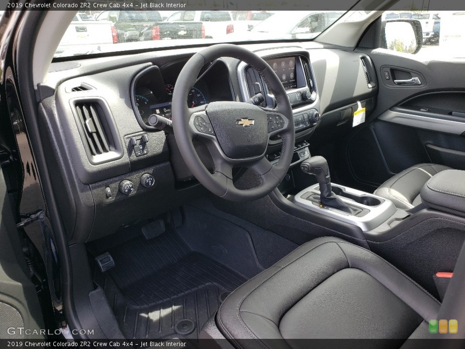 Jet Black Interior Photo for the 2019 Chevrolet Colorado ZR2 Crew Cab 4x4 #133110554