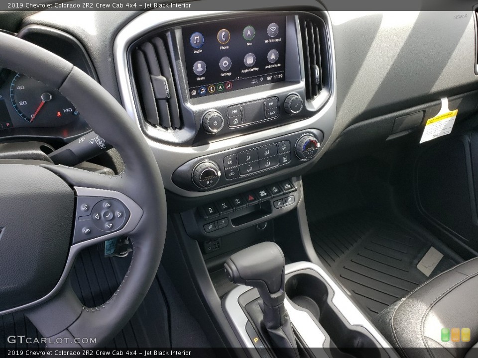 Jet Black Interior Controls for the 2019 Chevrolet Colorado ZR2 Crew Cab 4x4 #133110608