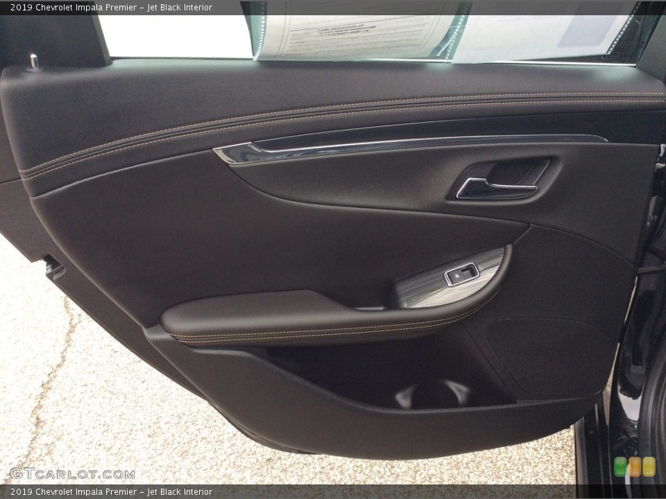 Jet Black Interior Door Panel for the 2019 Chevrolet Impala Premier #133110635