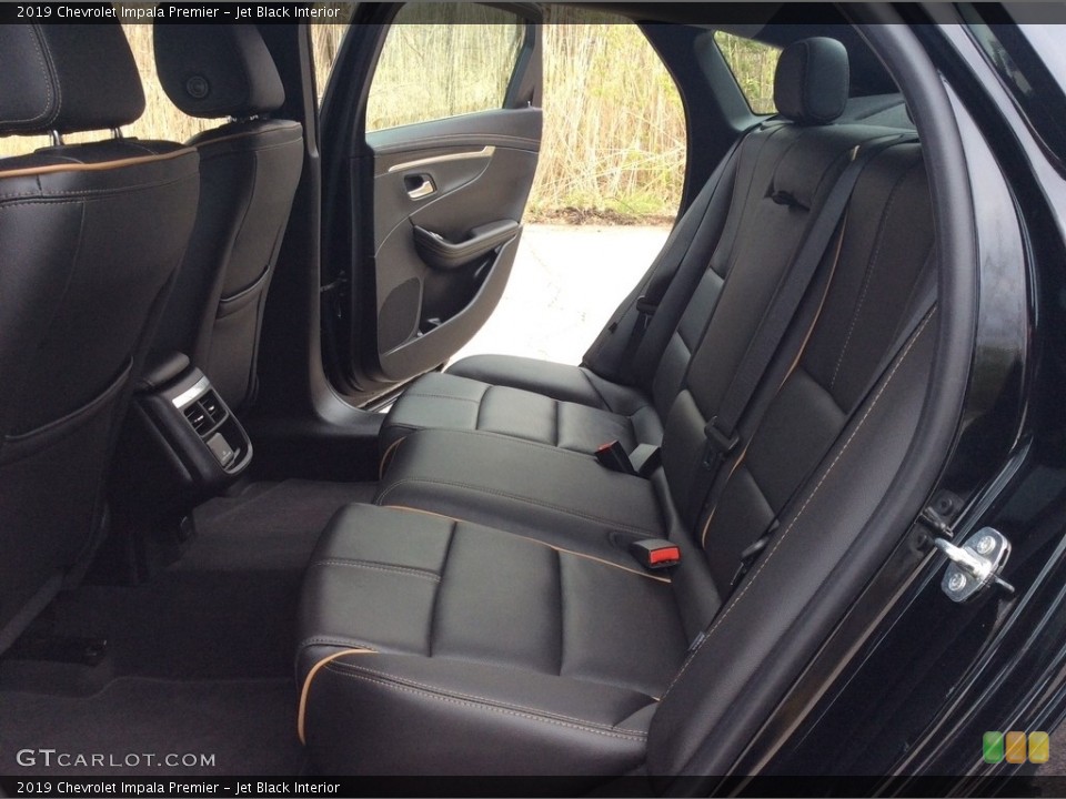 Jet Black Interior Rear Seat for the 2019 Chevrolet Impala Premier #133110656