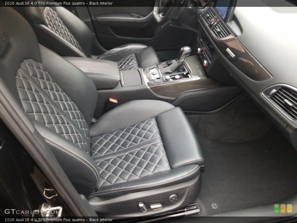 Black Interior Front Seat for the 2016 Audi S6 4.0 TFSI Premium Plus quattro #133116272