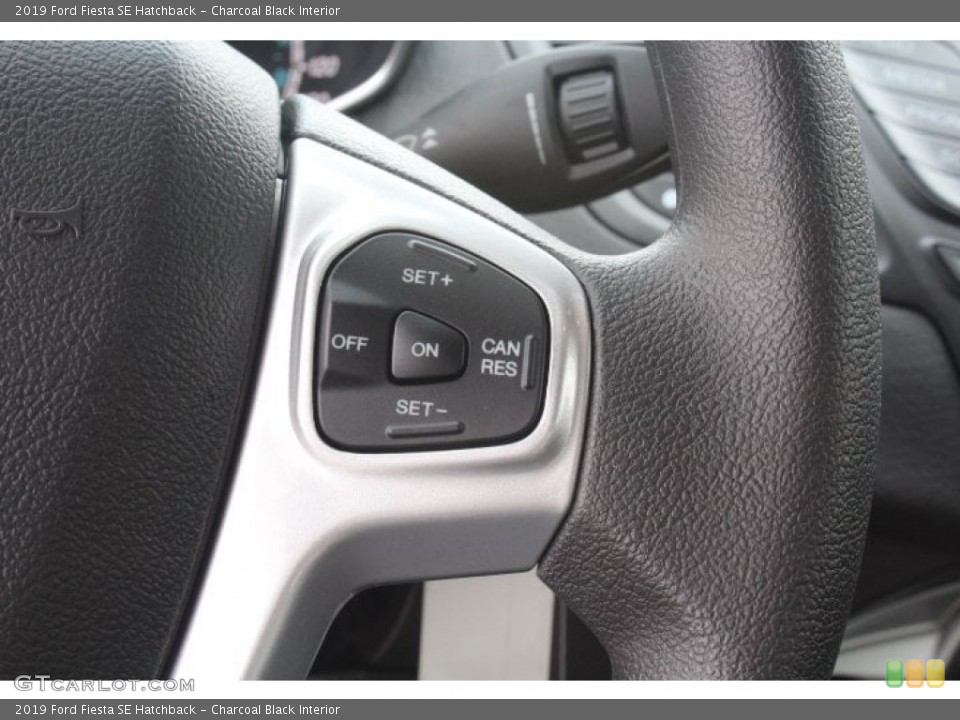 Charcoal Black Interior Steering Wheel for the 2019 Ford Fiesta SE Hatchback #133124648