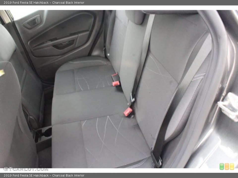 Charcoal Black Interior Rear Seat for the 2019 Ford Fiesta SE Hatchback #133124666