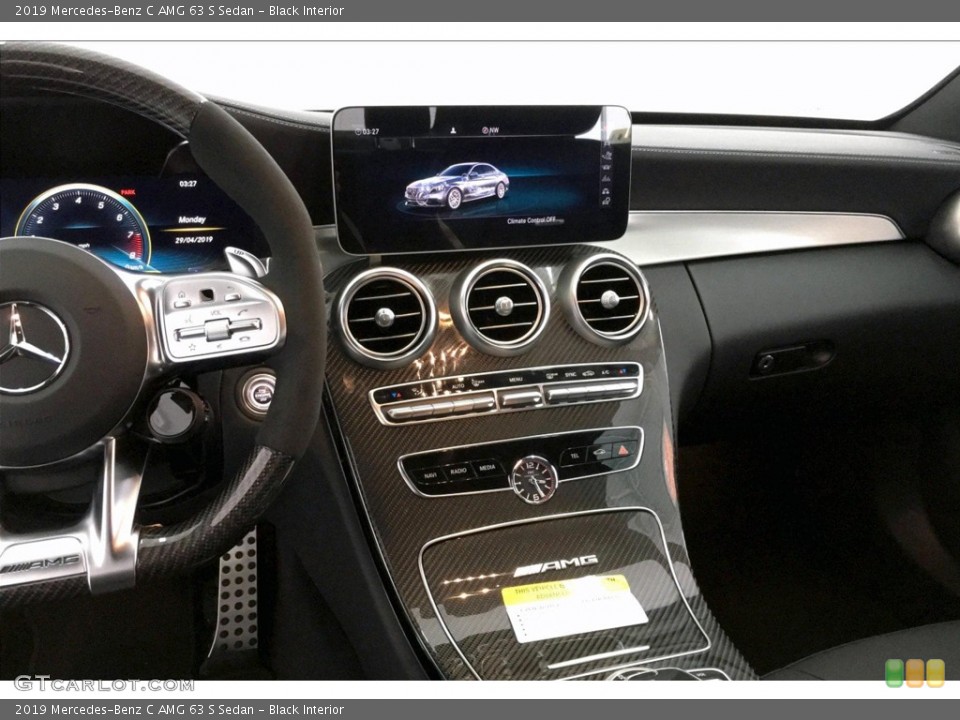 Black Interior Controls for the 2019 Mercedes-Benz C AMG 63 S Sedan #133126751