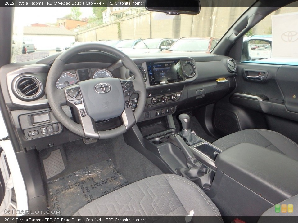 TRD Graphite Interior Photo for the 2019 Toyota Tacoma TRD Off-Road Double Cab 4x4 #133130774