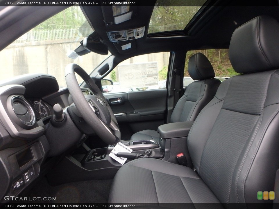 TRD Graphite Interior Front Seat for the 2019 Toyota Tacoma TRD Off-Road Double Cab 4x4 #133131155