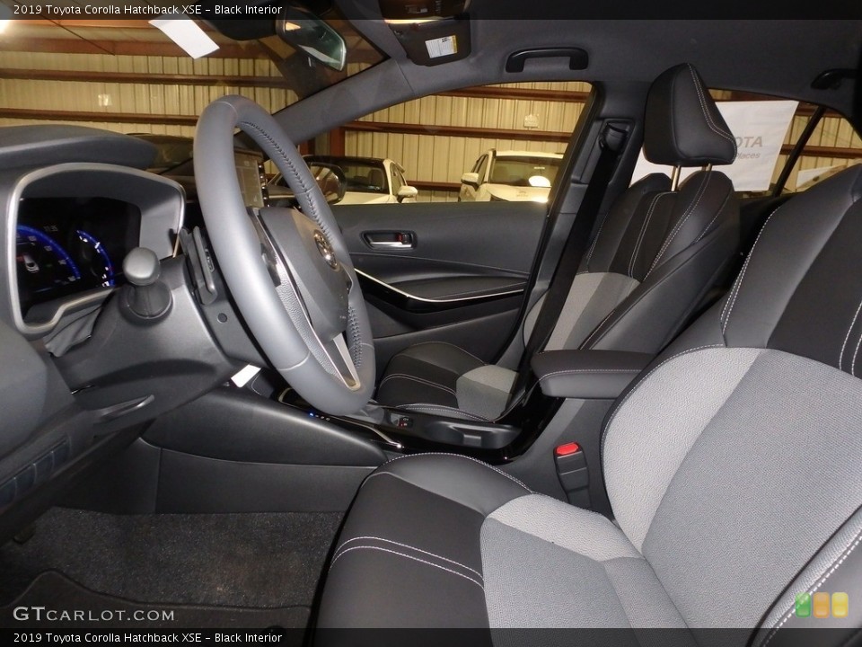 Black 2019 Toyota Corolla Hatchback Interiors