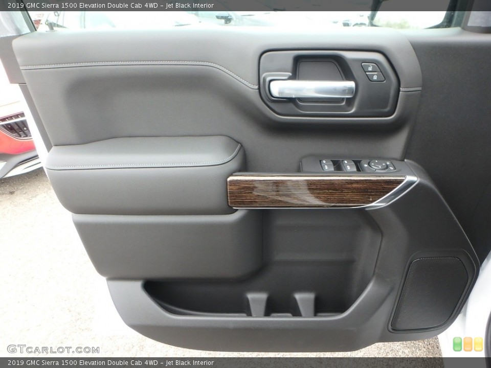 Jet Black Interior Door Panel for the 2019 GMC Sierra 1500 Elevation Double Cab 4WD #133131794