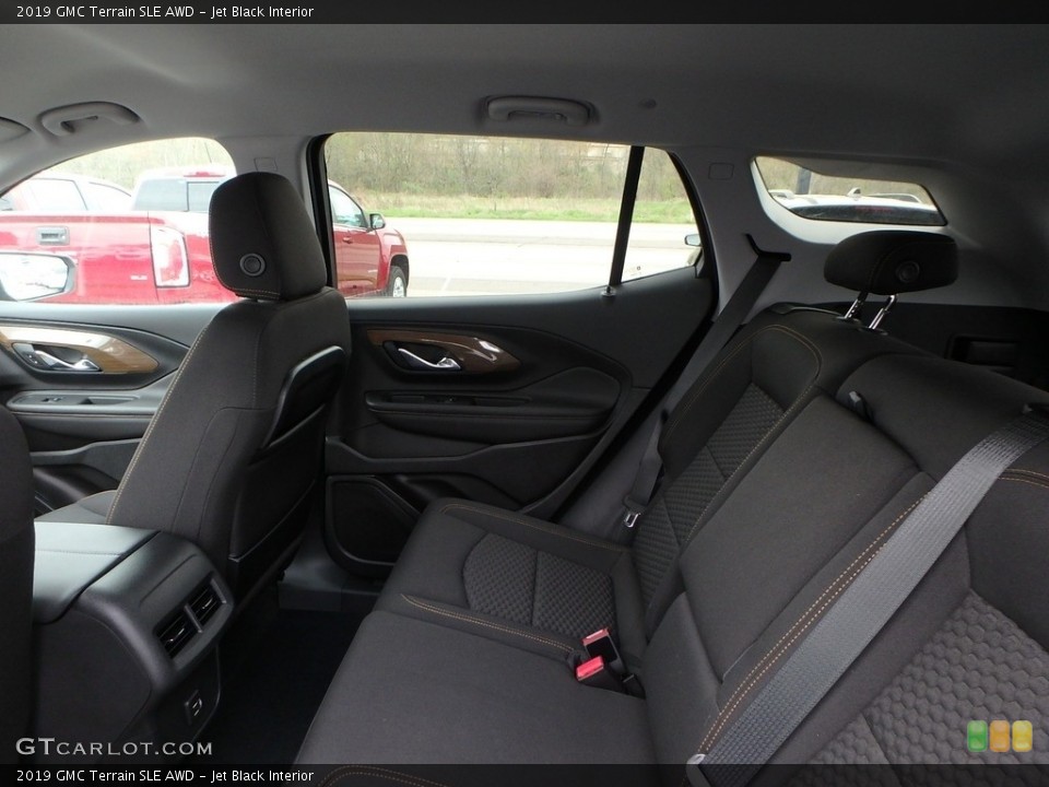 Jet Black Interior Rear Seat for the 2019 GMC Terrain SLE AWD #133132346