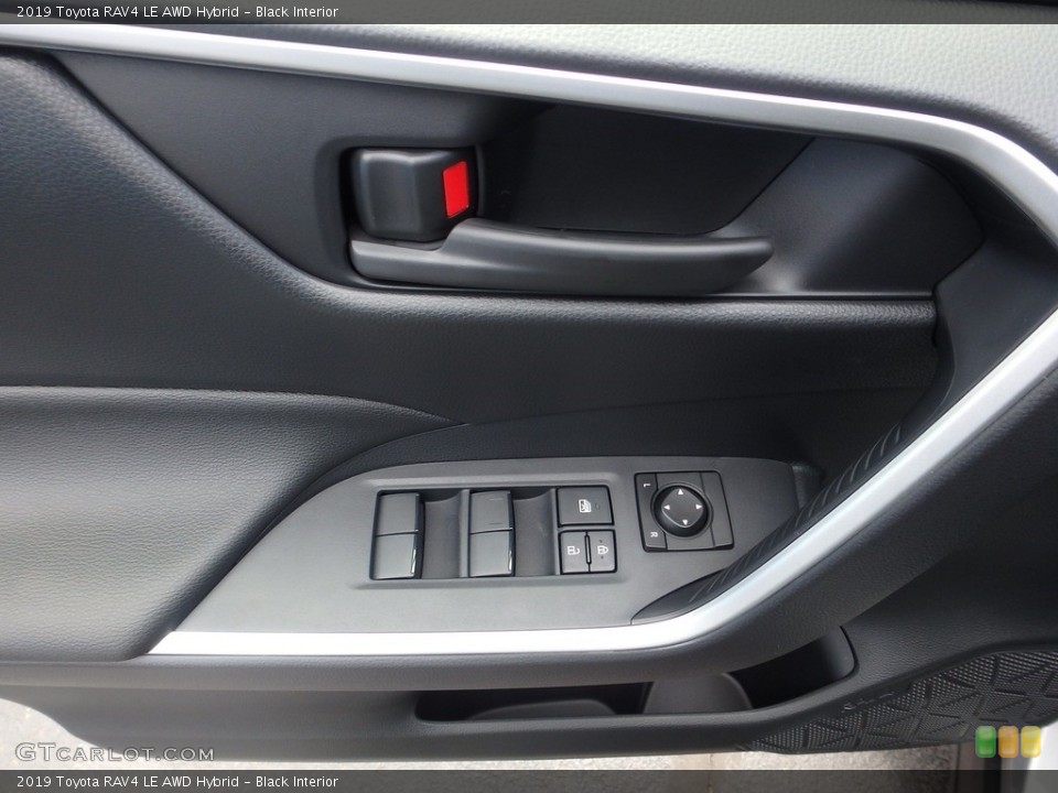 Black Interior Door Panel for the 2019 Toyota RAV4 LE AWD Hybrid #133132499