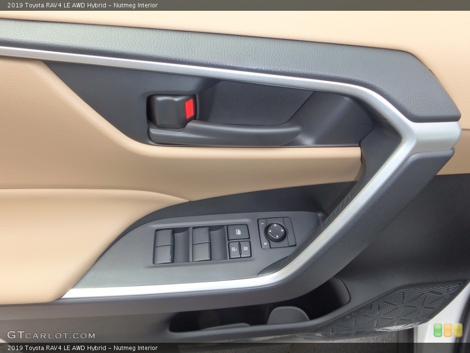 Nutmeg Interior Door Panel for the 2019 Toyota RAV4 LE AWD Hybrid #133132910
