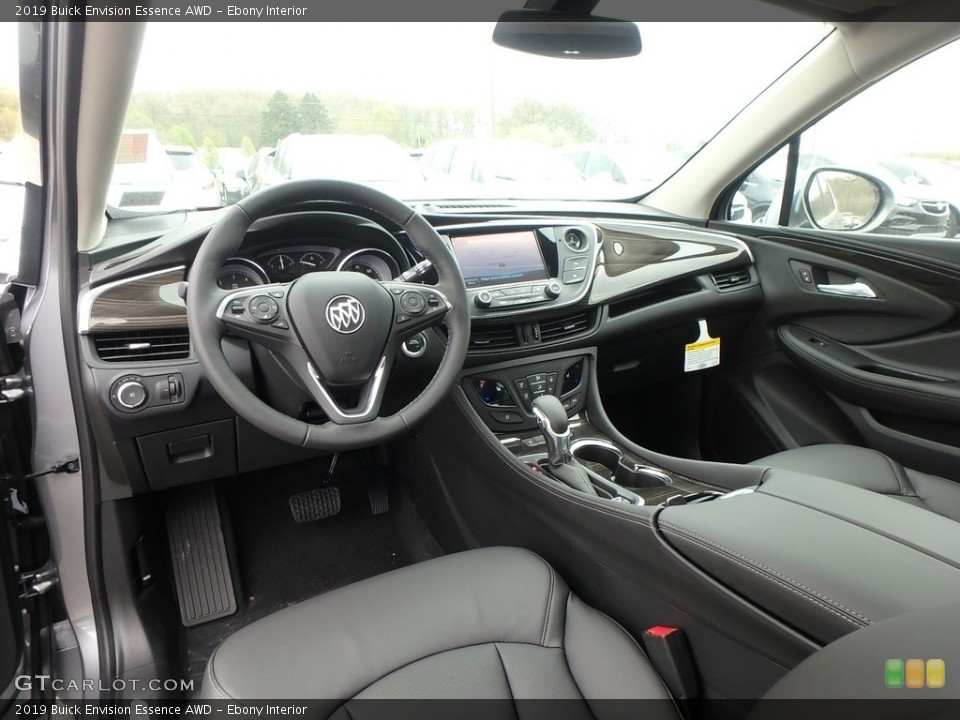 Ebony Interior Photo for the 2019 Buick Envision Essence AWD #133132949