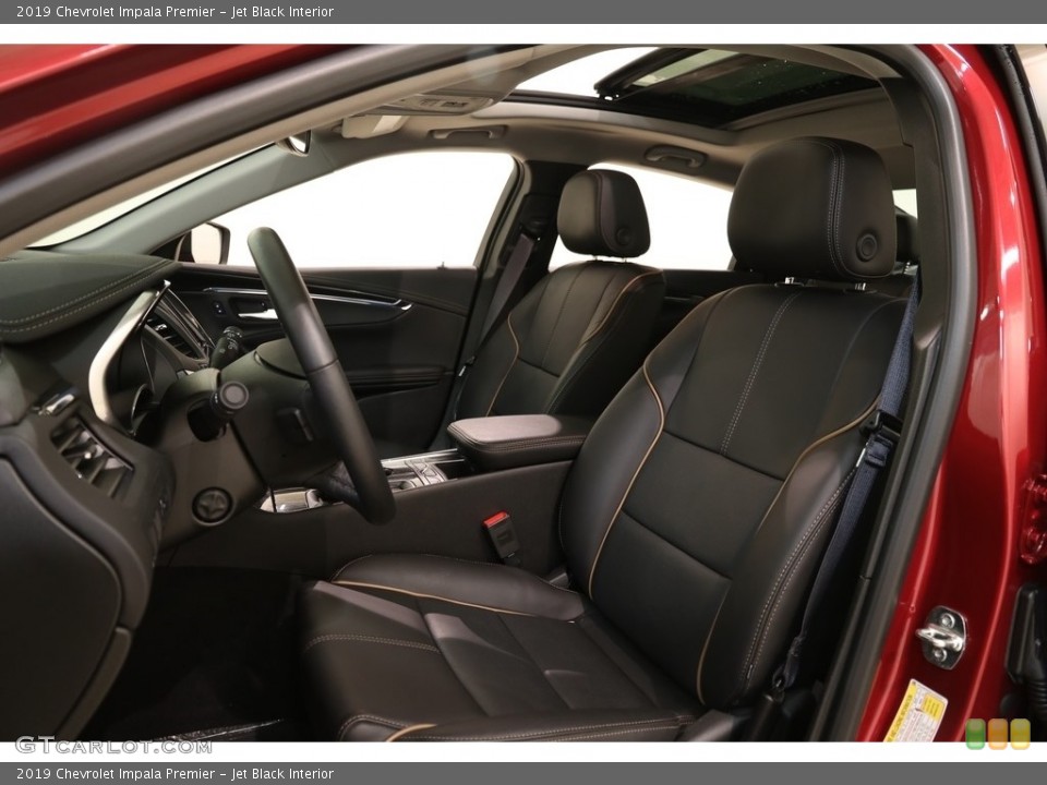 Jet Black Interior Front Seat for the 2019 Chevrolet Impala Premier #133133228