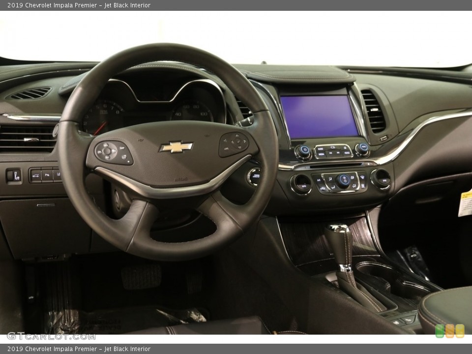 Jet Black Interior Dashboard for the 2019 Chevrolet Impala Premier #133133258