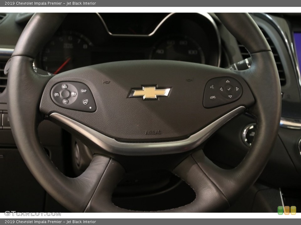 Jet Black Interior Steering Wheel for the 2019 Chevrolet Impala Premier #133133273