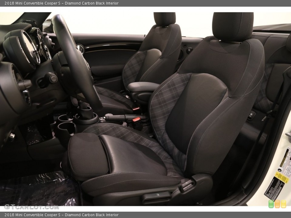 Diamond Carbon Black Interior Photo for the 2018 Mini Convertible Cooper S #133134086