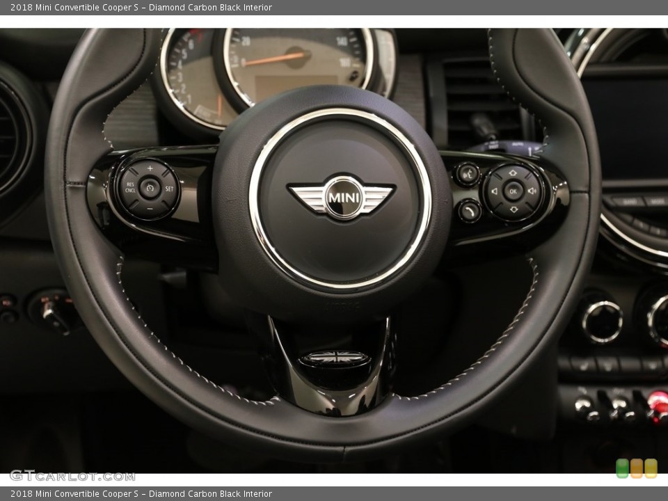 Diamond Carbon Black Interior Steering Wheel for the 2018 Mini Convertible Cooper S #133134125