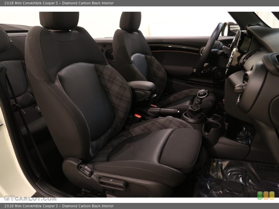 Diamond Carbon Black 2018 Mini Convertible Interiors