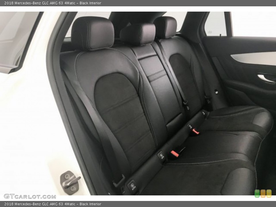 Black Interior Rear Seat for the 2018 Mercedes-Benz GLC AMG 63 4Matic #133134786