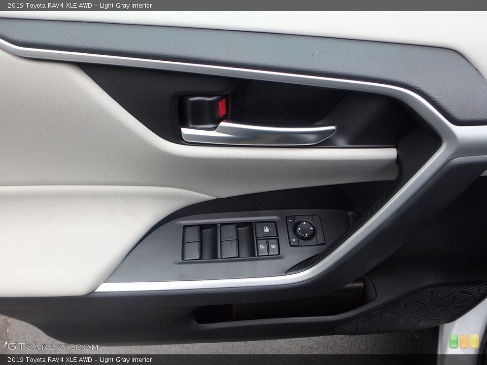 Light Gray Interior Door Panel for the 2019 Toyota RAV4 XLE AWD #133135208