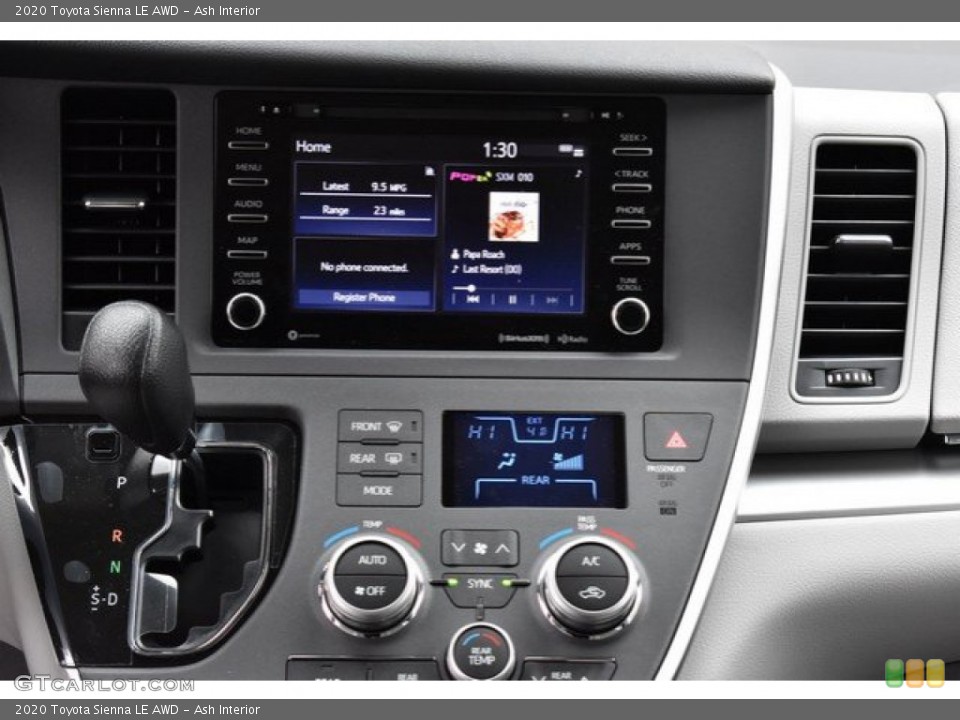 Ash Interior Controls for the 2020 Toyota Sienna LE AWD #133135796