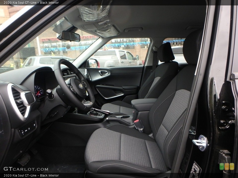 Black Interior Front Seat for the 2020 Kia Soul GT-Line #133135925