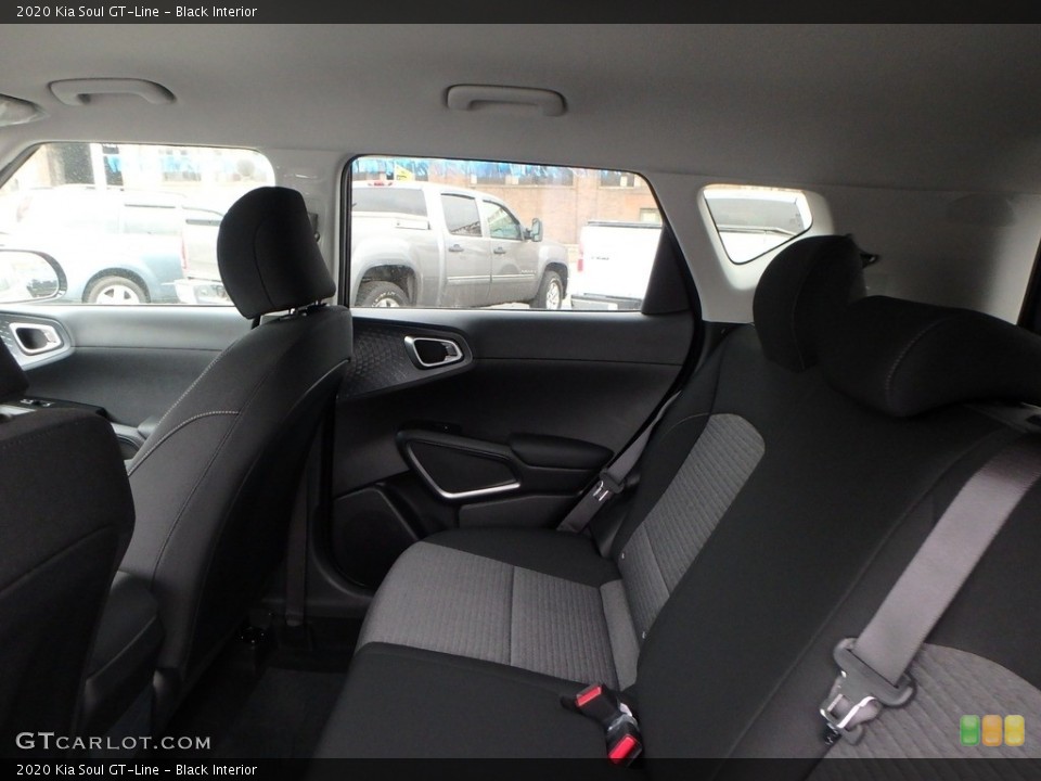 Black Interior Rear Seat for the 2020 Kia Soul GT-Line #133135964