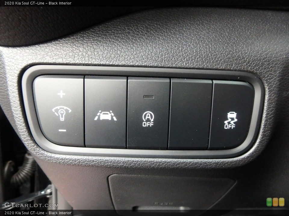Black Interior Controls for the 2020 Kia Soul GT-Line #133136171