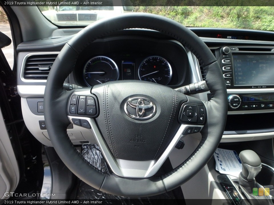 Ash Interior Steering Wheel for the 2019 Toyota Highlander Hybrid Limited AWD #133136312