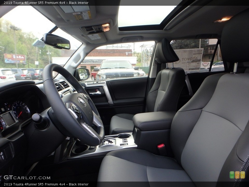 Black Interior Front Seat for the 2019 Toyota 4Runner SR5 Premium 4x4 #133136606
