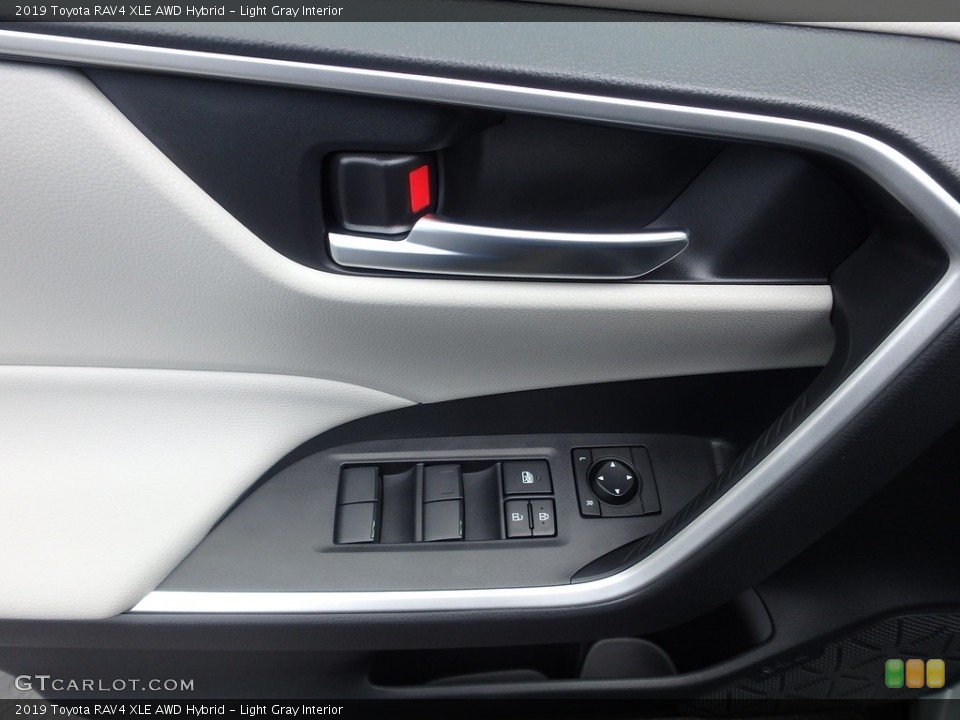 Light Gray Interior Door Panel for the 2019 Toyota RAV4 XLE AWD Hybrid #133137125