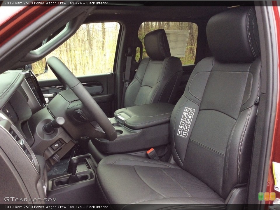 Black Interior Front Seat for the 2019 Ram 2500 Power Wagon Crew Cab 4x4 #133137704
