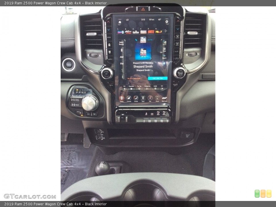 Black Interior Controls for the 2019 Ram 2500 Power Wagon Crew Cab 4x4 #133137793