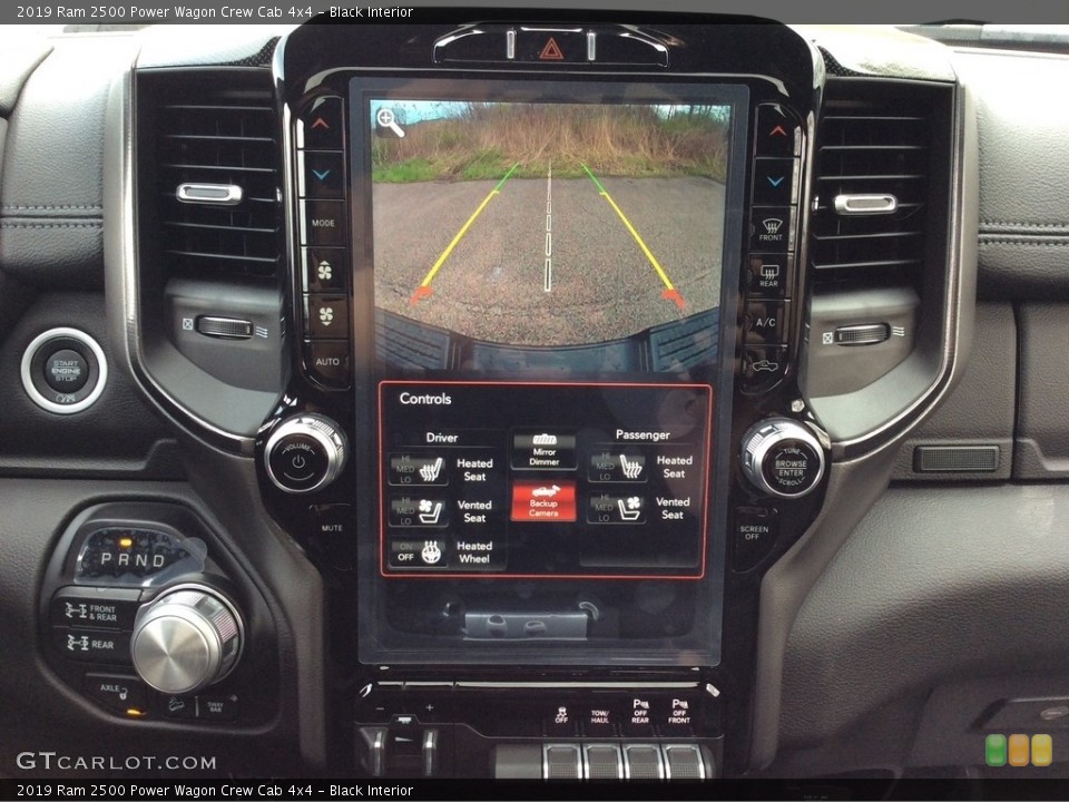 Black Interior Controls for the 2019 Ram 2500 Power Wagon Crew Cab 4x4 #133137848