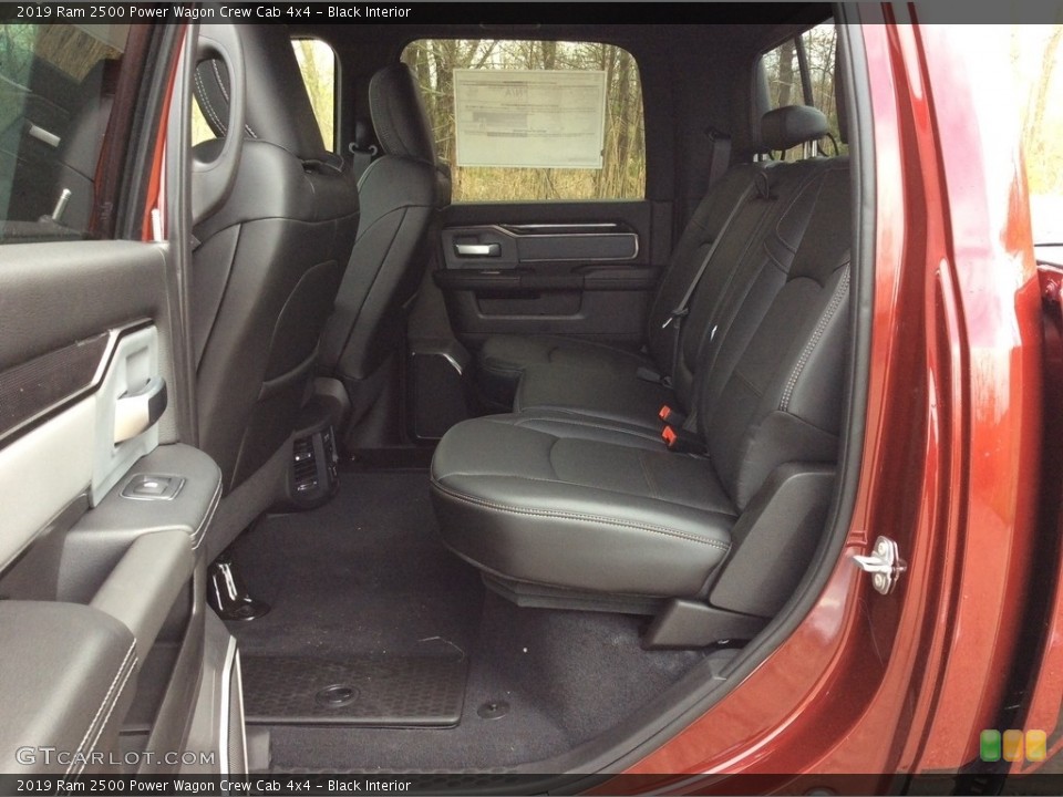 Black Interior Rear Seat for the 2019 Ram 2500 Power Wagon Crew Cab 4x4 #133137875