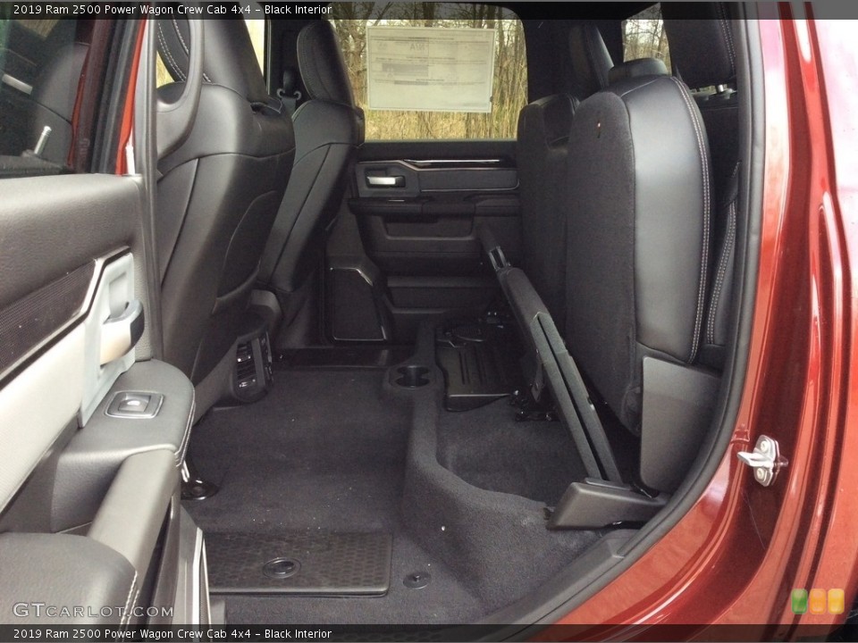Black Interior Rear Seat for the 2019 Ram 2500 Power Wagon Crew Cab 4x4 #133137903