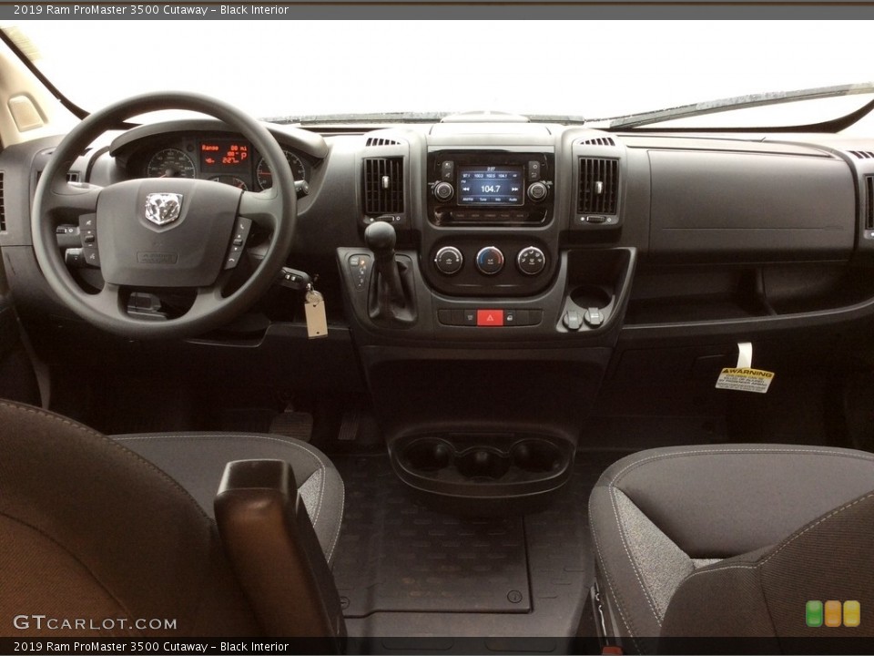 Black Interior Dashboard for the 2019 Ram ProMaster 3500 Cutaway #133138202