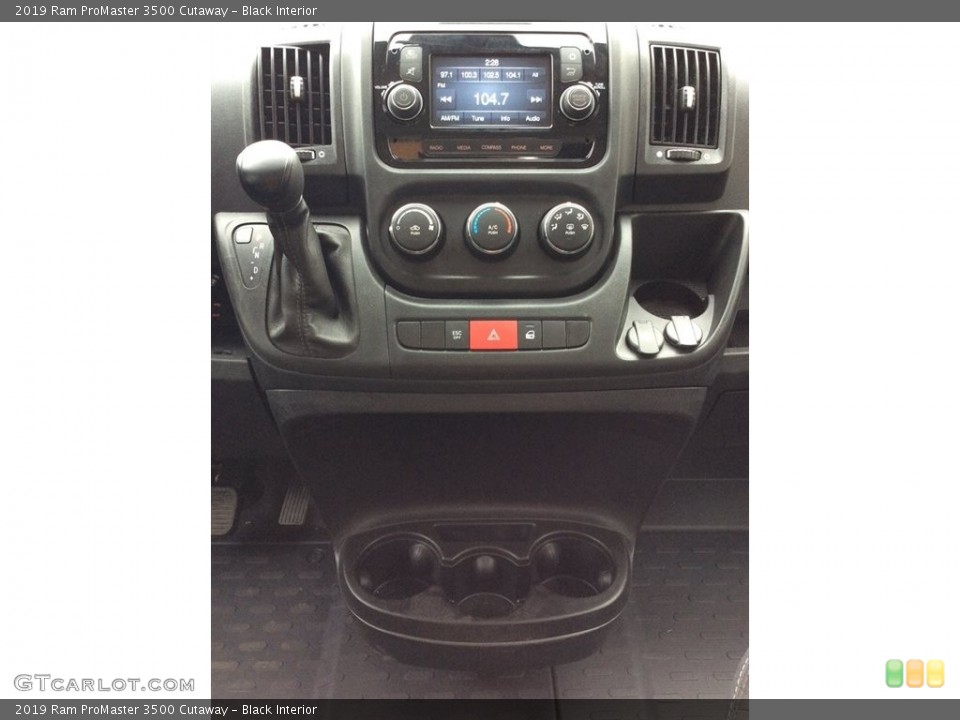 Black Interior Controls for the 2019 Ram ProMaster 3500 Cutaway #133138233