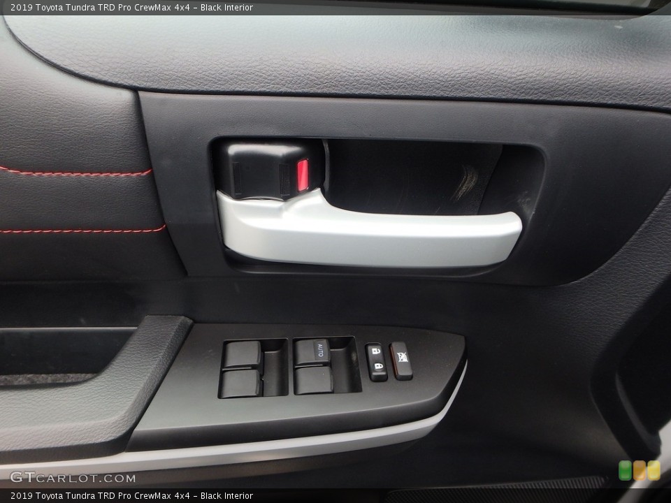 Black Interior Controls for the 2019 Toyota Tundra TRD Pro CrewMax 4x4 #133138964