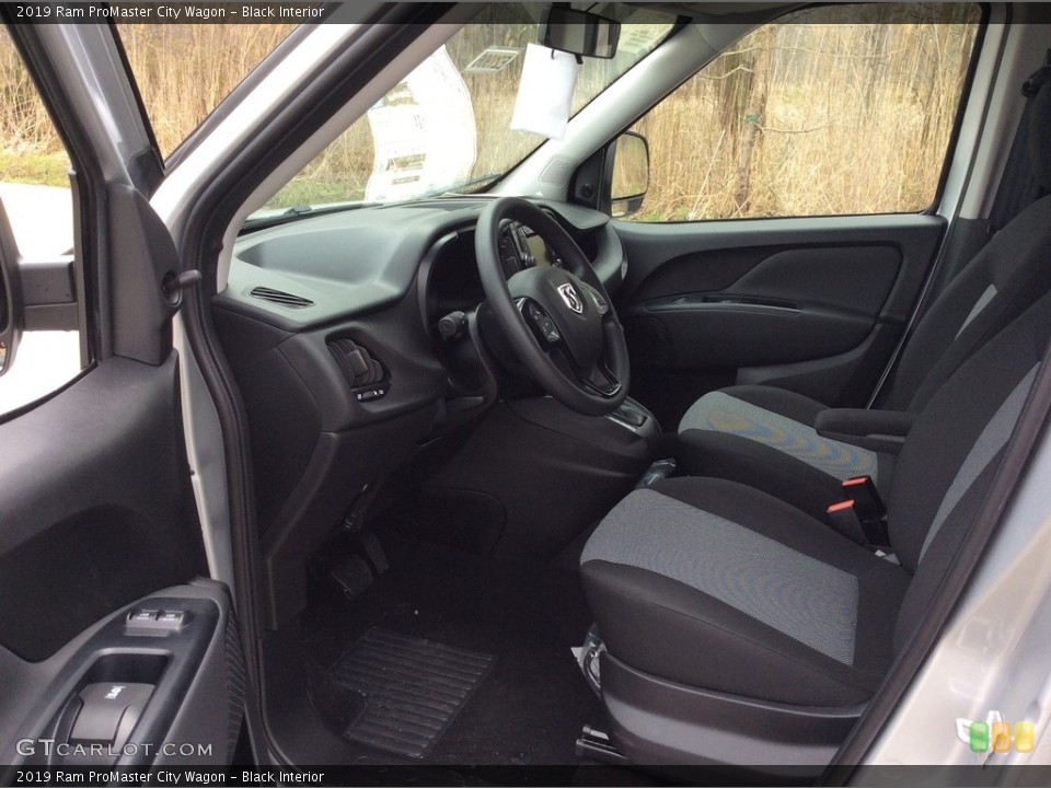 Black Interior Front Seat for the 2019 Ram ProMaster City Wagon #133140479