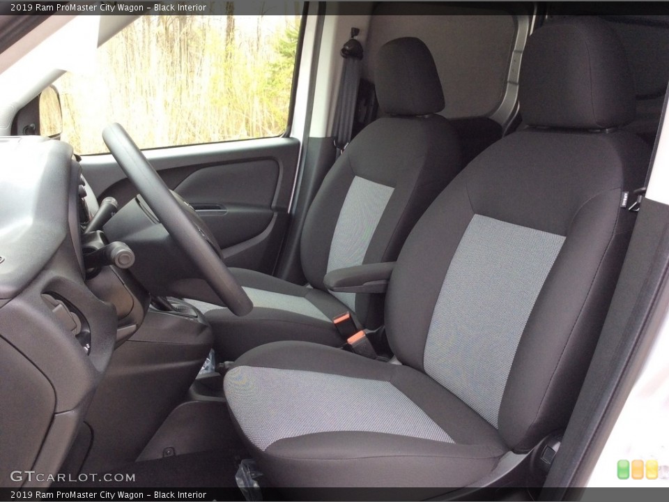 Black Interior Front Seat for the 2019 Ram ProMaster City Wagon #133140500