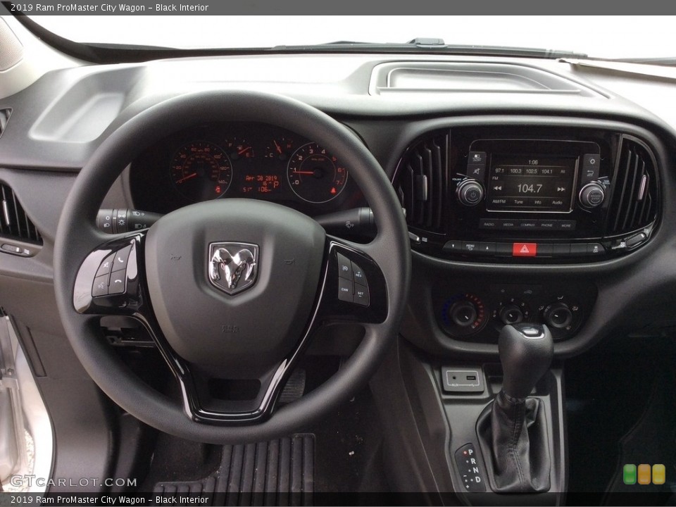 Black Interior Dashboard for the 2019 Ram ProMaster City Wagon #133140533