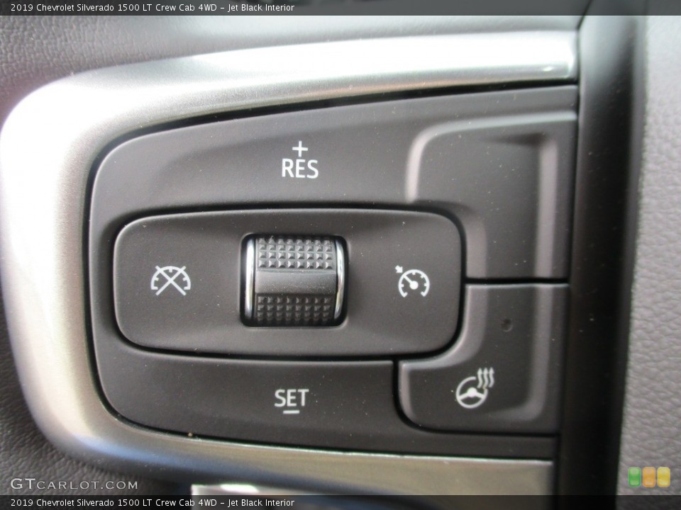 Jet Black Interior Steering Wheel for the 2019 Chevrolet Silverado 1500 LT Crew Cab 4WD #133140722