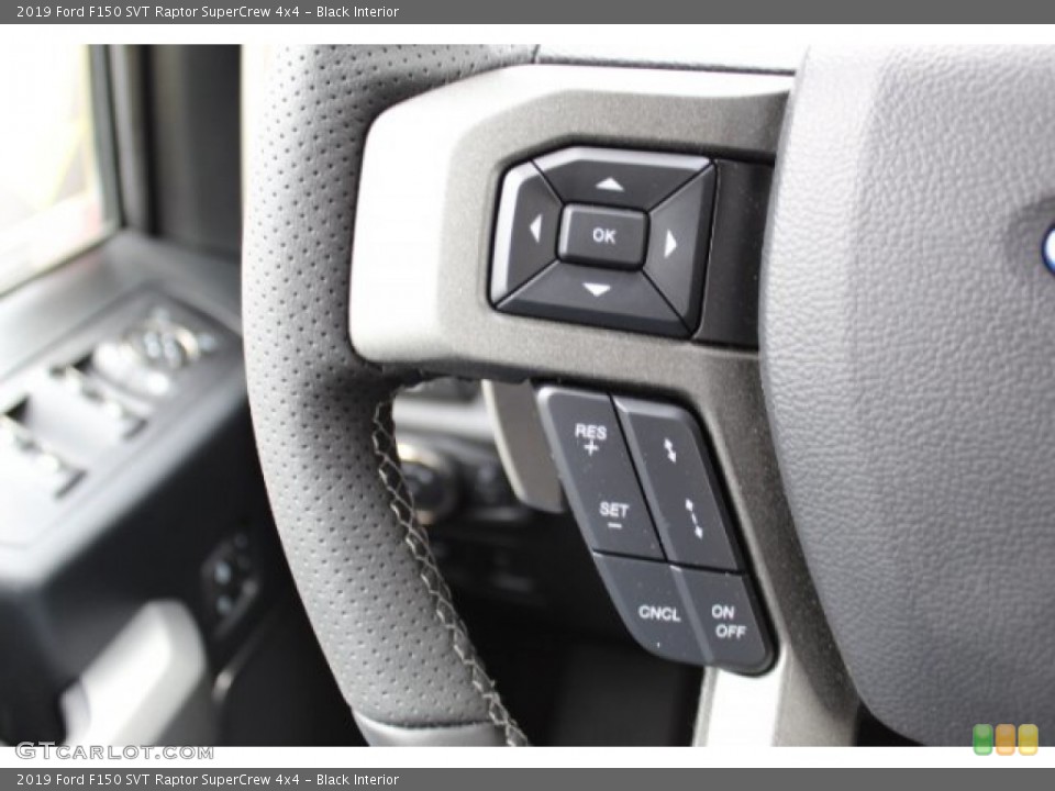Black Interior Steering Wheel for the 2019 Ford F150 SVT Raptor SuperCrew 4x4 #133142969